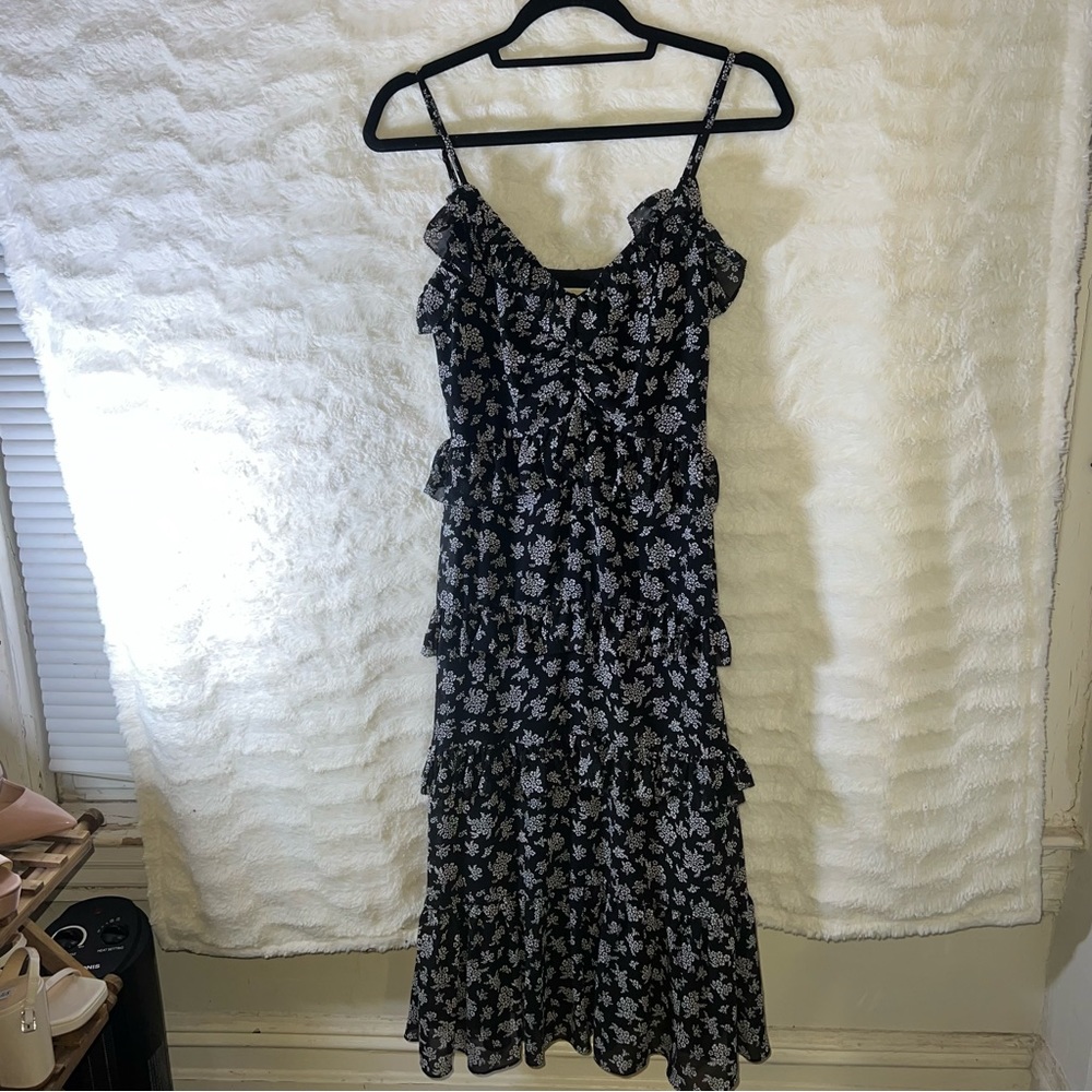 Michael Kors tiered ruffle dress